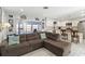 Open concept living room with kitchen and home gym visible at 480 Azalea Rd, Venice, FL 34293