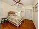 Guest bedroom with a queen bed and built in closet at 4819 Greenleaf Rd, Sarasota, FL 34233