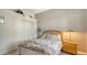 Cozy bedroom with double closet and neutral color scheme at 4881 Flagstone Dr, Sarasota, FL 34238