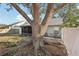 Large shade tree in the backyard near patio at 510 45Th E St, Bradenton, FL 34208