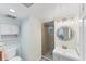 Bathroom with a vanity, toilet and a large shower at 5671 Ashton Lake Dr # 3, Sarasota, FL 34231