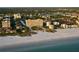 Aerial view of beachfront property at 6140 Midnight Pass Rd # 902, Sarasota, FL 34242