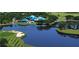 Country club overlooking the golf course and lake at 6947 Lennox Pl, University Park, FL 34201