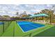 Outdoor pickleball court with green and blue surface at 6947 Lennox Pl, University Park, FL 34201