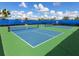 Two well-maintained community pickleball courts at 7917 Mainsail Ln, Sarasota, FL 34240