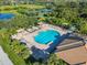 Community pool and surrounding amenities at 9109 Winter Harbour Way, Bradenton, FL 34212