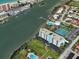 Aerial view of condo, pool, and tennis courts at 10190 Imperial Point W Dr # 16, Largo, FL 33774