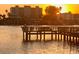 Tranquil sunset view from a fishing pier at 10190 Imperial Point W Dr # 16, Largo, FL 33774