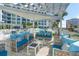 Comfortable seating area with a view of the pool at 111 S Pineapple Ave # 708, Sarasota, FL 34236