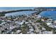 Aerial view of a home near the beach and city center at 141 N Adams Dr, Sarasota, FL 34236