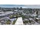 Aerial view showing a house's location near the coast at 141 N Adams Dr, Sarasota, FL 34236