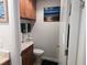 Small bathroom with toilet and single vanity at 1507 Water Oak Way S, Bradenton, FL 34209
