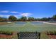 Two well-maintained tennis courts at 2611 Little Country Rd, Parrish, FL 34219