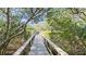 Scenic boardwalk path through lush trees and vegetation at 2925 Terra Ceia Bay Blvd # 2203, Palmetto, FL 34221