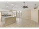 Open kitchen with a breakfast bar and access to Gathering room at 3915 Fonsica Ave, North Port, FL 34286