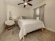 Cozy bedroom with a full-size bed and window at 4352 Adelaide Ave, North Port, FL 34288