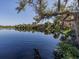Tranquil lake view with wooden dock at 4352 Adelaide Ave, North Port, FL 34288