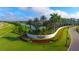 Artistry entrance with landscaping and signage at 4517 Mondrian Ct, Sarasota, FL 34240