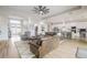 Open living area with kitchen and breakfast nook visible at 4814 Sparkling Sea Ln, Lakewood Ranch, FL 34211
