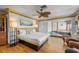 Relaxing main bedroom with a king-size bed and access to a private spa-like bathroom at 600/602 Beach Rd # 1 & 2, Sarasota, FL 34242