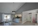 Open concept kitchen and dining area with modern finishes at 6262 142Nd N Ave # 805, Clearwater, FL 33760