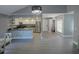 Modern kitchen with stainless steel appliances and gray cabinets at 6262 142Nd N Ave # 805, Clearwater, FL 33760
