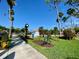 Venice streetscape with clock and bike at 636 Lakescene Drive Dr, Venice, FL 34293