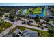 Aerial view of community near golf course and lake at 6999 W Country Club N Dr # 124, Sarasota, FL 34243