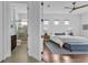 Main bedroom with ensuite bathroom and walk-in closet at 7817 Passionflower Dr, Sarasota, FL 34241