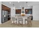 Gourmet kitchen with stainless steel appliances and granite countertops at 7817 Passionflower Dr, Sarasota, FL 34241
