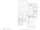 One-story house floor plan, showcasing four bedrooms, two bathrooms, a large living area, and a screened lanai at 8107 High Oaks Trl, Myakka City, FL 34251