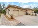 Two-car garage with paved driveway at 8107 High Oaks Trl, Myakka City, FL 34251