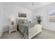 Charming bedroom with a serene atmosphere and a view at 9020 Artisan Way, Sarasota, FL 34240