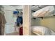 Large closet with built-in shelving and hanging space at 919 Waterside Ln, Bradenton, FL 34209