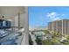 Balcony overlooking the pool and ocean at 1211 Gulf Of Mexico Dr # 603, Longboat Key, FL 34228