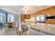 Bright kitchen boasts stainless steel appliances and an eat-in peninsula at 1211 Gulf Of Mexico Dr # 603, Longboat Key, FL 34228