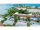 Aerial view showcasing the community's location near the water at 1603 Gulf N Dr # 24, Bradenton Beach, FL 34217