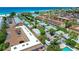Aerial view of the complex, highlighting its proximity to the beach at 1603 Gulf N Dr # 24, Bradenton Beach, FL 34217