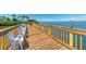 Peaceful wooden dock perfect for fishing at 1603 Gulf N Dr # 24, Bradenton Beach, FL 34217