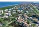 Aerial view showcasing community and waterfront location at 1906 Harbour Links Cir # 14, Longboat Key, FL 34228