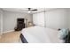 Full-size bed, dresser and ceiling fan at 204 3Rd W St # 203, Bradenton, FL 34205