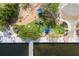 Aerial view of a playground by the waterfront at 204 3Rd W St # 203, Bradenton, FL 34205