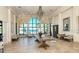 Bright and spacious community clubhouse lobby with lake view at 204 Villoresi Blvd, Nokomis, FL 34275