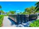Neat row of organized community mailboxes at 204 Villoresi Blvd, Nokomis, FL 34275