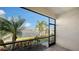 Relaxing screened patio with lake view at 204 Villoresi Blvd, Nokomis, FL 34275