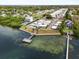 Aerial view of waterfront community and homes at 2107 Palma Sola Blvd # 27, Bradenton, FL 34209