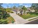 Aerial view showcasing house, landscaping, and pool at 2305 Little Country Rd, Parrish, FL 34219