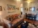 Comfortable living room with sofa and access to a sunroom at 2905 51St W Ave, Bradenton, FL 34205