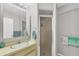 Clean bathroom with a shower/tub combo and updated vanity at 3500 Beneva Rd # 303, Sarasota, FL 34232