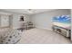 Dining area with table, chairs, and adjacent kitchen at 3500 Beneva Rd # 303, Sarasota, FL 34232